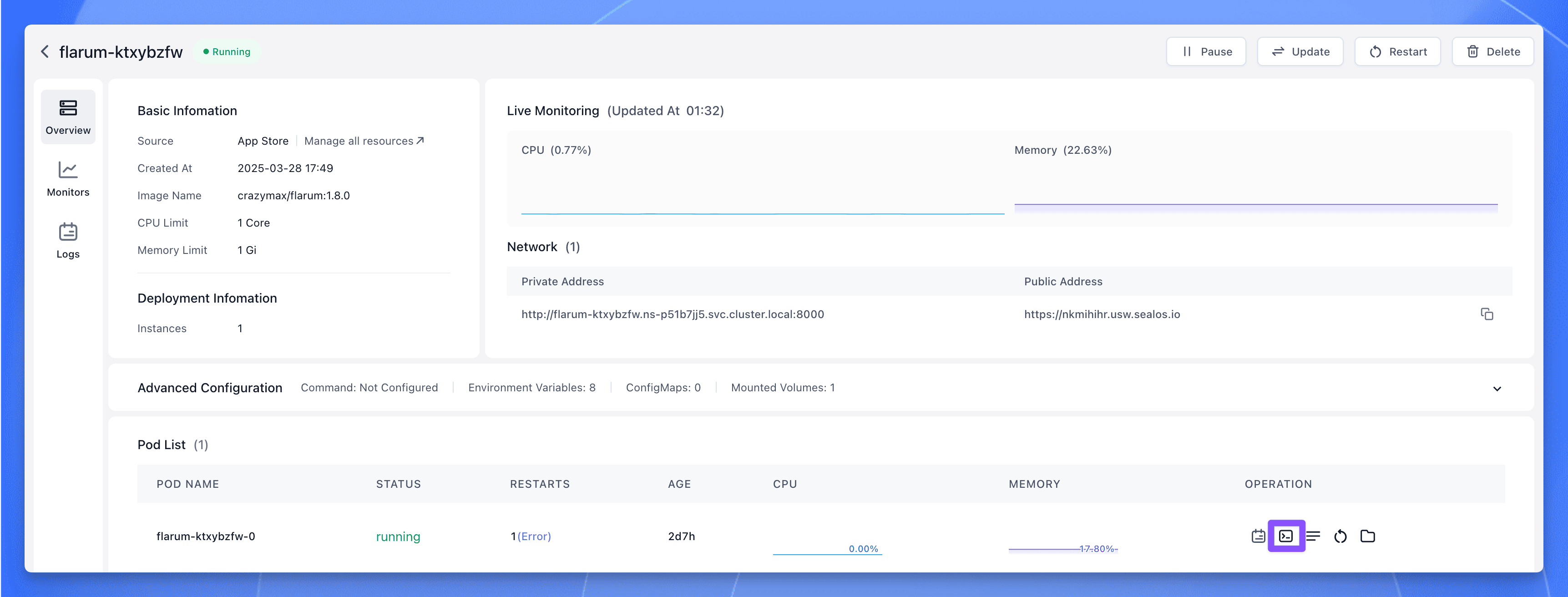 Open Terminal to Install Theme